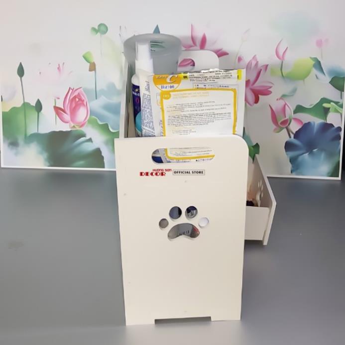Kệ đựng mỹ phẩm mini đa năng để bàn tiện dụng KMP07