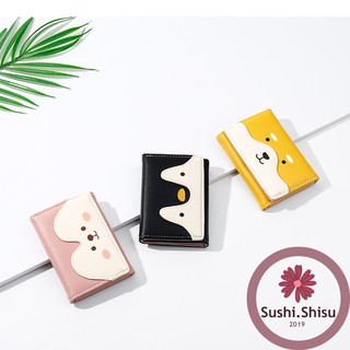 Ví nữ ngắn chất liệu da PU Quảng Châu hình mặt thú SS17 (929621)
