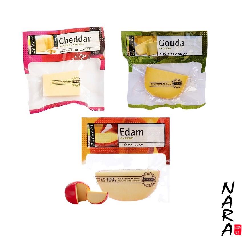 ZELACHI PHÔ MAI CỤC GOUDA/EDAM/CHEDDAR 100G