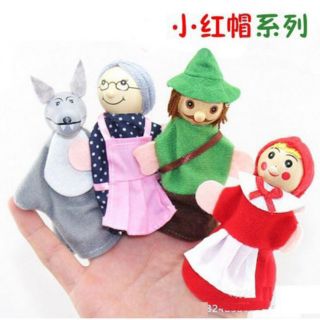 Rối ngón tay cô bé quàng khăn đỏ