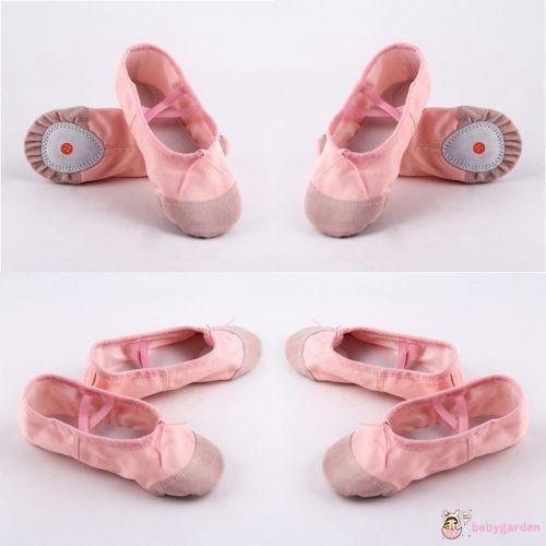 Giày múa ballet màu hồng cho bé gái