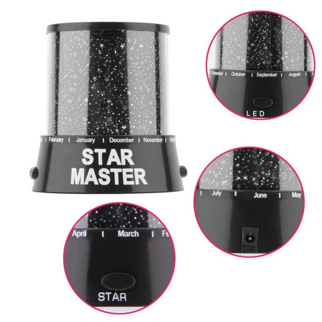 ĐÈN NGỦ, ĐÈN TRANG TRÍ CHIẾU SAO STAR MASTER DÙNG PIN 2 CHẾ ĐỘ ĐÈN, ÁNH SÁNG DỊU NHẸ, HIỆU ỨNG ÁNH SAO ĐẸP CÓ HỘP | BigBuy360 - bigbuy360.vn