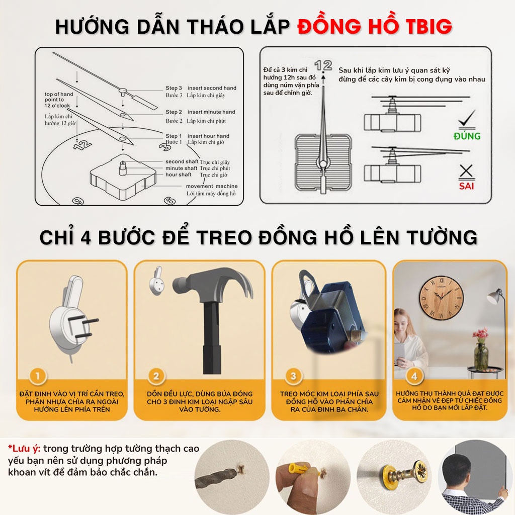 [Mã LIFE20KALL giảm 10% đơn 50K] Đồng hồ treo tường kim trôi bằng gỗ cắt laser decor sang trọng thiết kế hiện đại