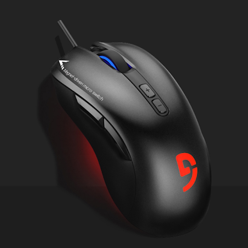 Chuột máy tính Fuhlen G90/L102/A09B Đen kết nối USB nút bấm bất tử ko Double Click bảo hành 24 tháng Viễn Dương Computer