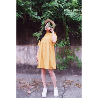 🌈🌈🌈 Plain Frilled Babydoll Dress 🌈🌈🌈