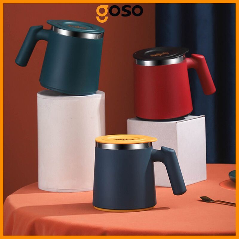 [GOSO] Ly Giữ Nhiệt Đựng Coffee Có Tay Cầm Cao Cấp