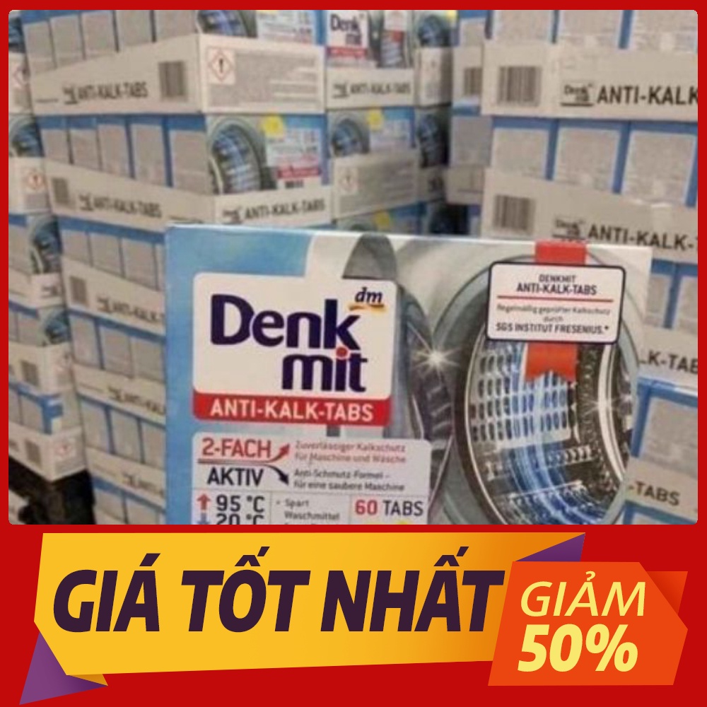 Viên tẩy lồng máy giặt Denkmit [NỘI ĐỊA ĐỨC] Lẻ 1 viên