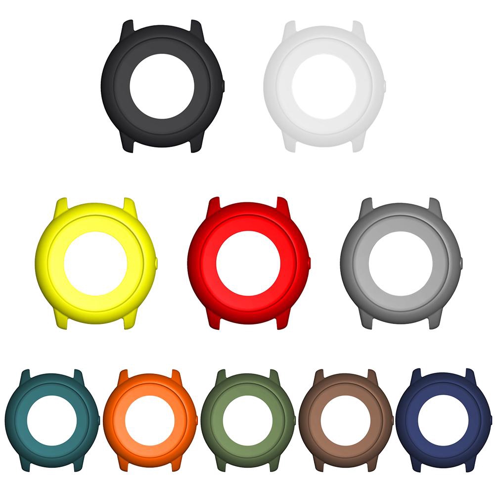 Ốp silicone linh hoạt bảo vệ toàn diện màn hình chống trầy xước cho đồng hồ Haylou Solar Smart Watch