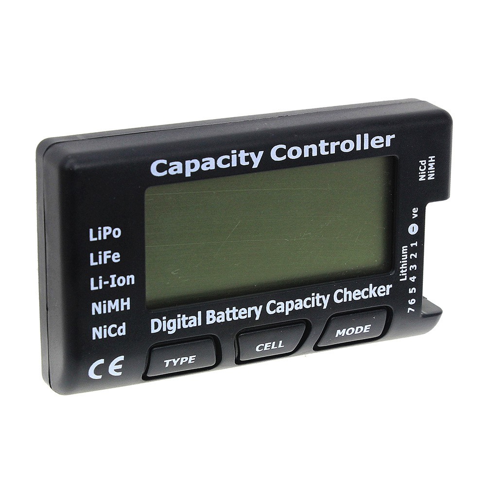 Bộ kiểm tra dung lượng pin kỹ thuật số CellMeter-7 LiPo LiFe Li-ion Nicd NiMH Bộ kiểm tra điện áp pin Kiểm tra CellMeter7