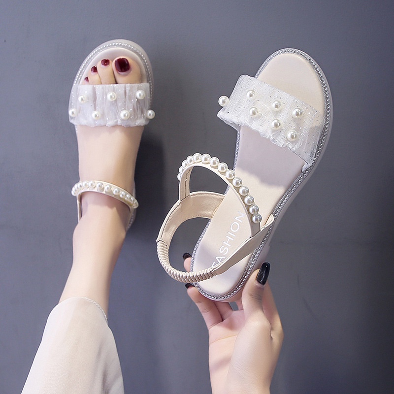 Giày Sandal Đế Dày Mềm Mại Phong Cách Roman Thời Trang Mùa Hè 2022 Cho Nữ