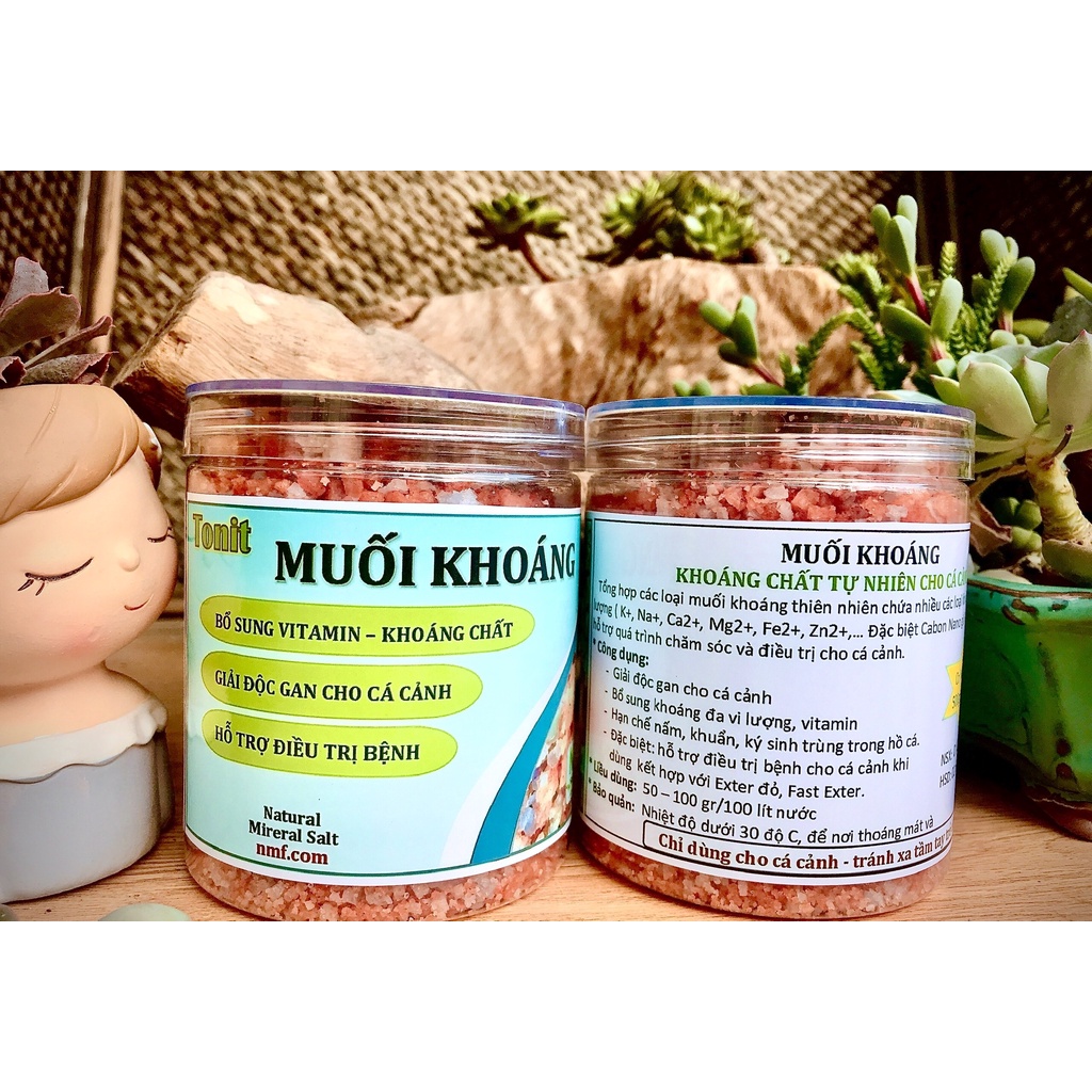 Muối khoáng/khoáng chất tự nhiên cho cá cảnh