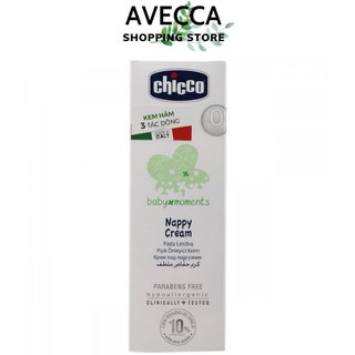 Kem hăm tã 3 tác động giúp bảo vệ da, cấp ẩm, ngừa hăm, giảm ngứa chicco ý - 100ml