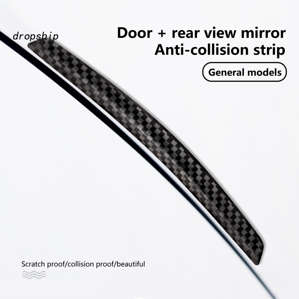 Set 4 Miếng Dán Bảo Vệ Mép Cửa Xe Hơi Chống Trầy Xước Siêu Bền