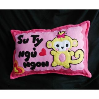 Gối handmade khỉ vàng Su Ty