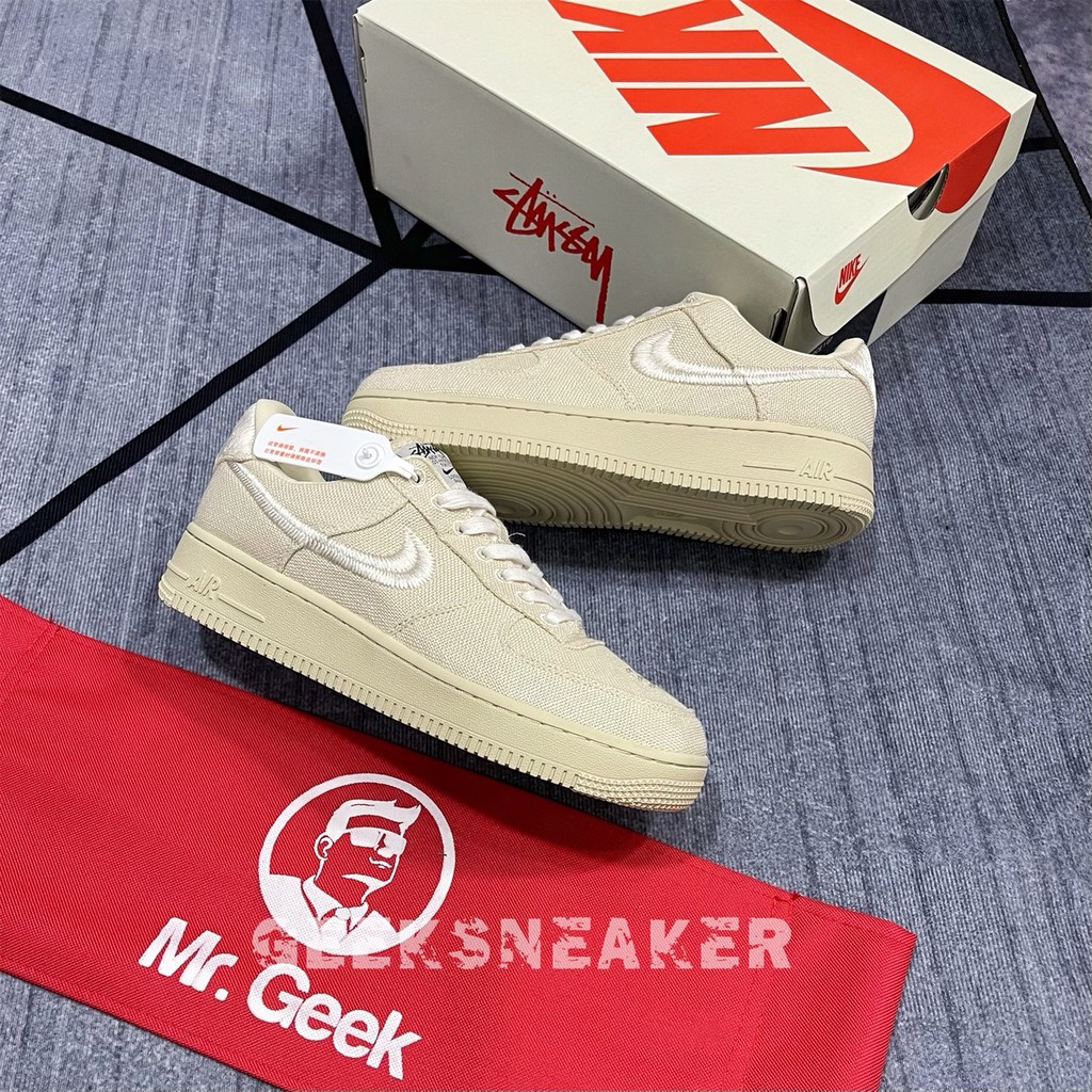 [GeekSneaker] Giày Sneaker Cổ Thấp - Air Force 1 x Stussy | BigBuy360 - bigbuy360.vn