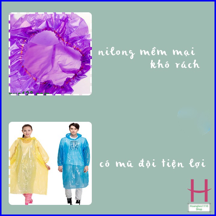 Áo mưa giấy siêu biền chống nước tốt không độc hại { H }