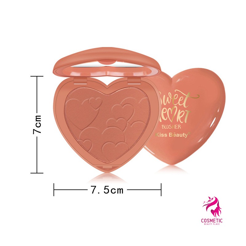 Phấn Má Hồng Blushing Hearts Kiss Beauty Ngọt Ngào Đáng Yêu P249 | BigBuy360 - bigbuy360.vn