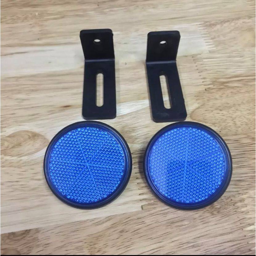 Mắt mèo phản Quang gắn mọi loại xe máy ( màu xanh dương)