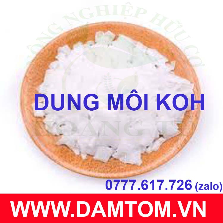 Dung môi hòa tan KOH - Kali hydroxyt-KOH gói 100g
