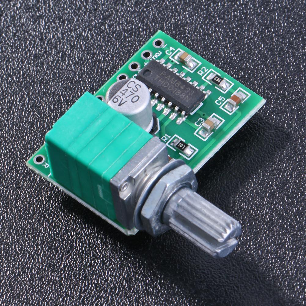 [walkaround] Mini PAM8403 5V Power Audio Amplifier Board 3Wx2 w/Switch Potentiometer USB