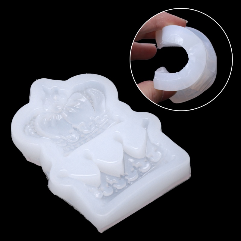 Khuôn Silicone Làm Mặt Trang Sức Hình Vương Miện