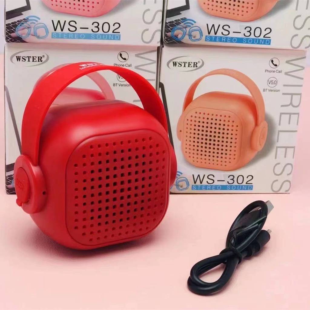 Loa Bluetooth WS-302 Mini Hỗ Trợ Trả Lời Cuộc Gọi Trực Tiếp Trên Loa
