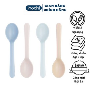 Thìa ăn dặm ,Muỗng cho bé inochi cho trẻ nhỏ tự ăn thông minh loại dài Amori