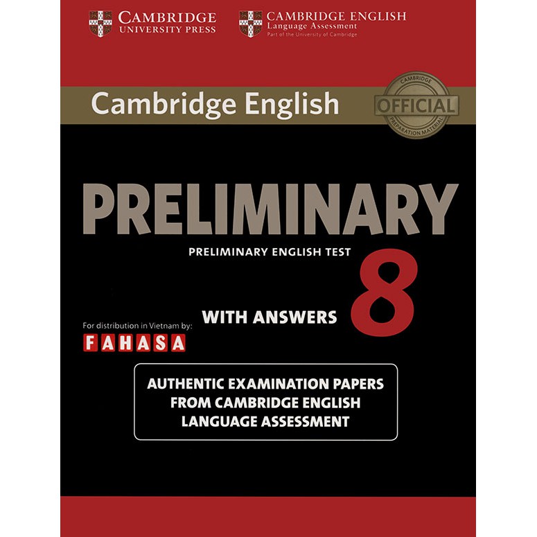 Sách - Cambridge Preliminary English Test (PET) 8