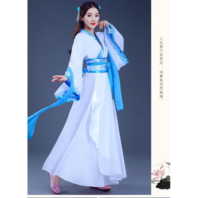 Váy hán phục chụp ảnh, thi múa, biểu diễn văn nghệ