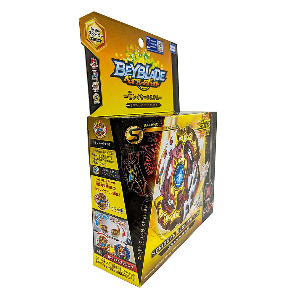 TAKARA TOMY Đồ Chơi Con Quay Beyblade Burst B-100 Liquidggan Requem 0-zt Dành Cho Trẻ Em