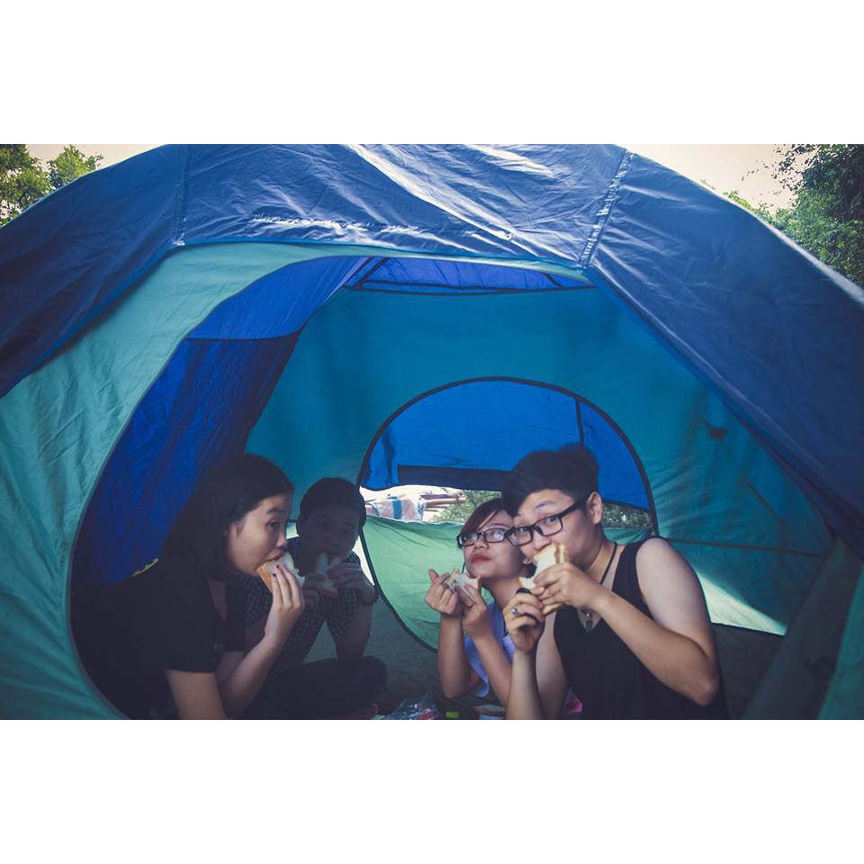 Lều Outwell Tetragon 8 6 người 2 lớp hàng chính hãng chống mưa nắng côn trung