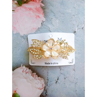 Kẹp tóc phía sau đính đá lấp lánh 8cm