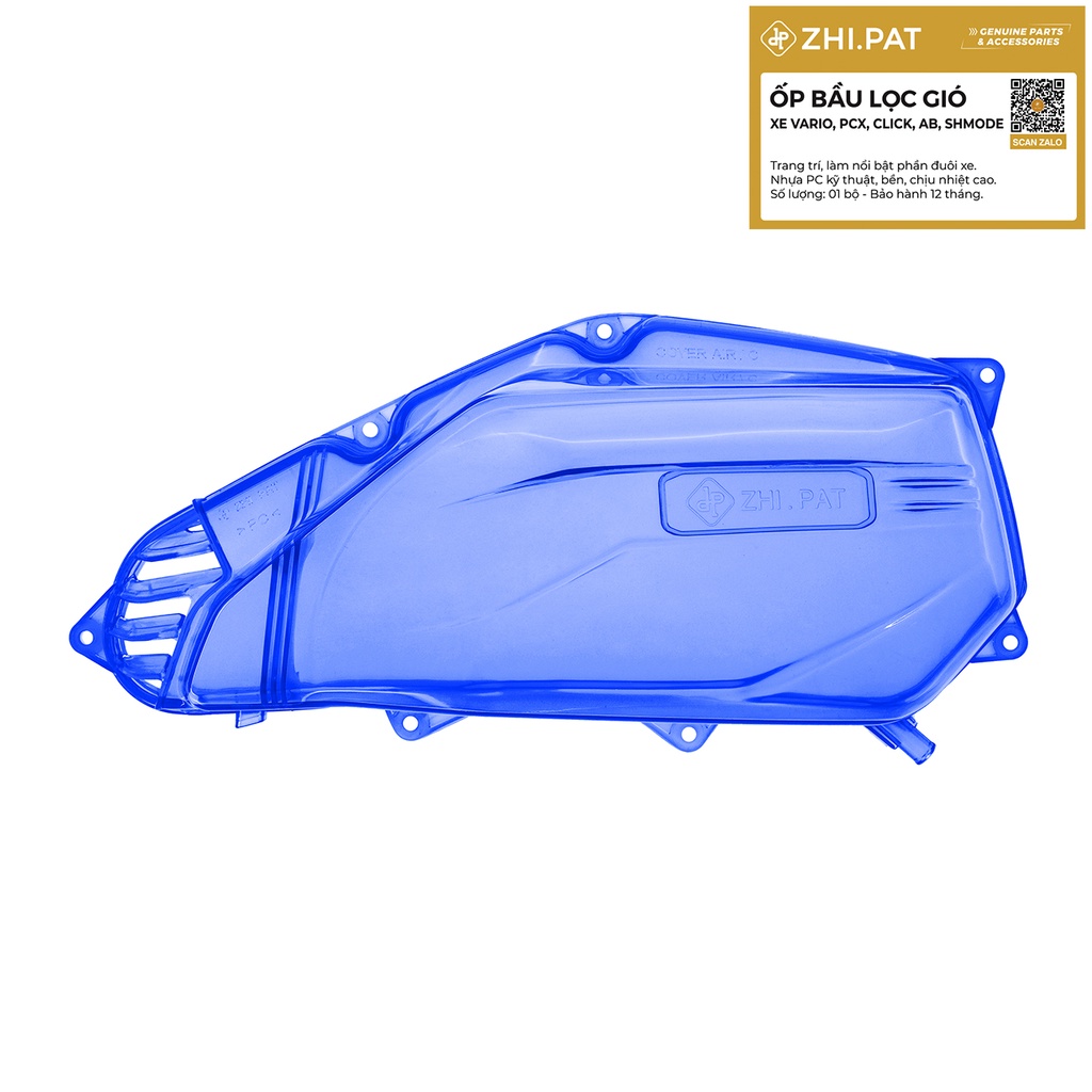ZHI.PAT - Ốp lọc gió trong suốt xe VARIO 2019 125/150 * Hàng chính hãng