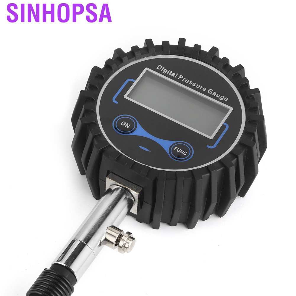 Máy Đo Áp Suất Lốp Xe Hơi Sinhopsa 200psi 4 Đơn Vị