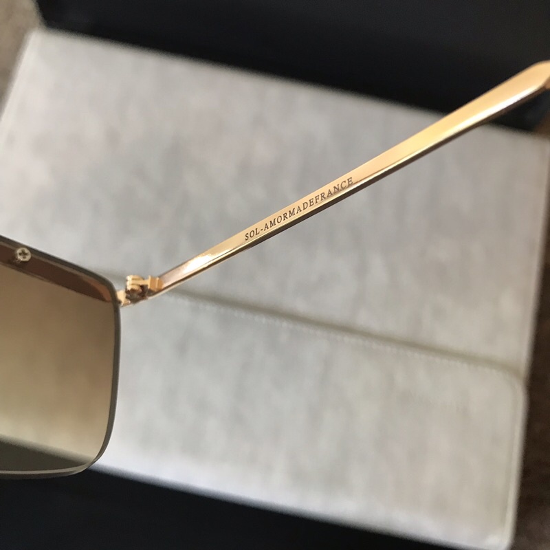 Kính râm, Kính mát Nam Solex Amor 14K Ve Vàng Càng Nhỏ Fullbox Phụ Kiện Cao Cấp