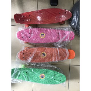 VÁN TRƯỢT NHỰA TRUNG 4 BÁNH CÓ ĐÈN