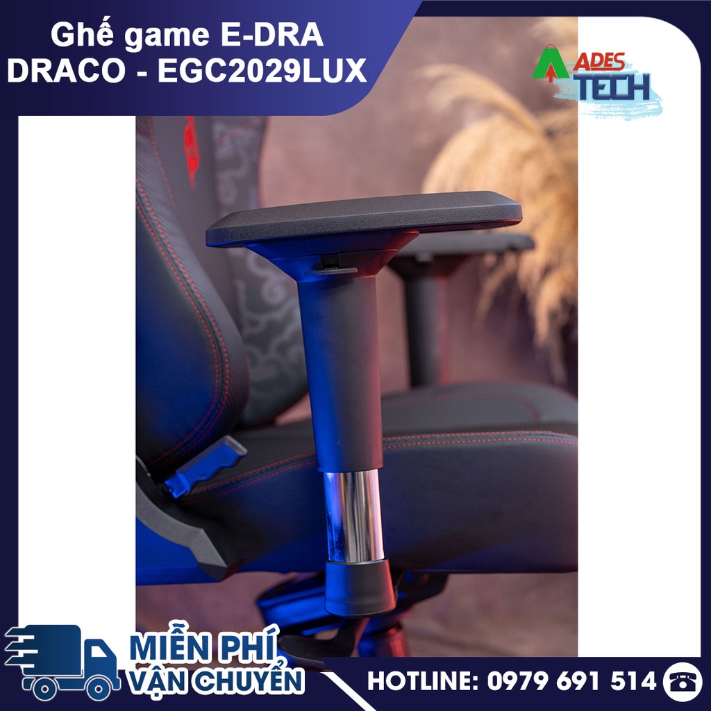 ✔️Ghế chơi game EDRA Draco EGC2029 LUX ✔️Leather Breathing Soft PU✔️Bảo hành 12 tháng