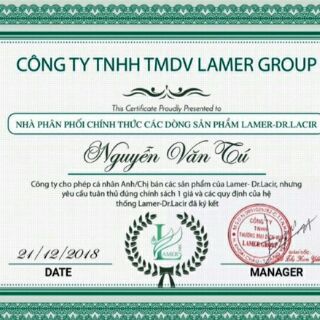 (Mẫu mới) Kem face lạnh Lamer care. Dr.lacir