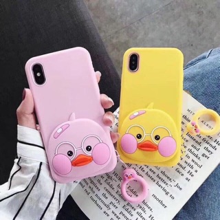 Ốp vịt kèm móc tay siêu cute