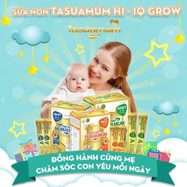  CHÍNH HÃNG ] Sữa Non Tasuamum Pedia tháng hộp 24 gói x 18gr (432gr)