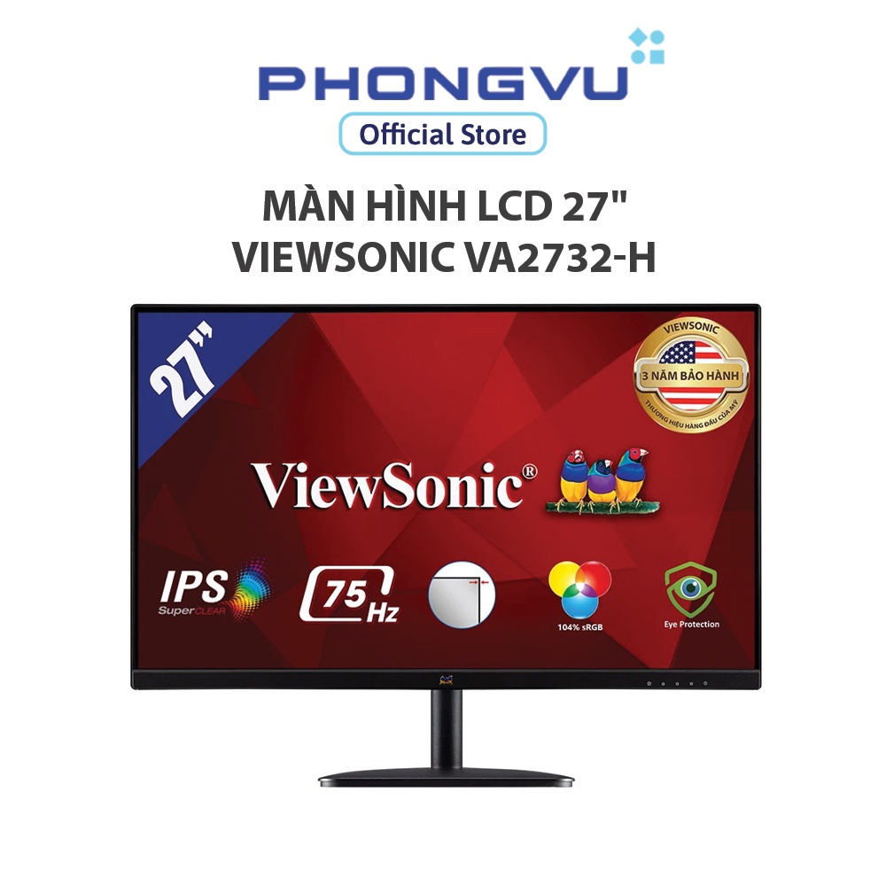 Màn hình Viewsonic 27&quot; VA2732-H - Bảo hành 36 tháng