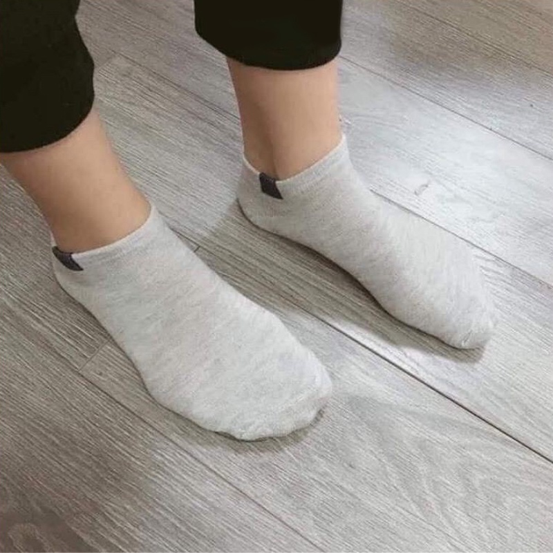 Set 10 đôi Tất thể thao cổ ngắn unisex nam nữ chất liệu cotton sợi tre khử mùi chống hôi chân