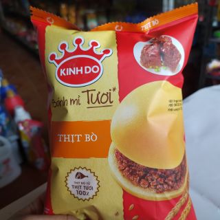3 CÁI BÁNH MÌ TƯƠI THỊT BÒ KINH ĐÔ.TƯƠI 100% BỮA ĂN NĂNG LƯỢNG TƯƠI NGON MỖI NGÀY 70G