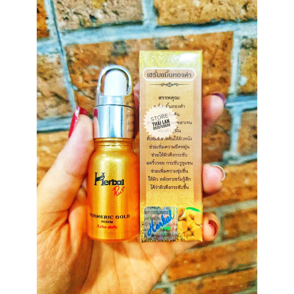 SERUM NGHỆ HERBAL TURMERIC GOLD THÁI LAN 10ml