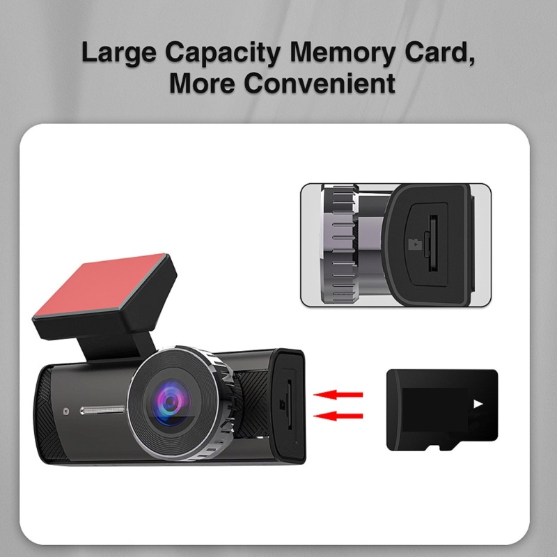 Camera Hành Trình Tích Hợp WiFi Hỗ Trợ Đậu Xe 1080P Hỗ Trợ 32GB 24H 140 Độ° Máy Ghi Âm IR Góc Rộng Có Vòng Quay Ban Đêm