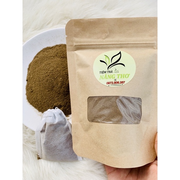 Bột Lá Tắm Dao Đỏ Sau Sinh SAPA - Gói 12 túi tắm được 12 lần - Bột Tắm Trắng Thiên Nhiên