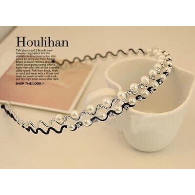 Cài Tóc Đính Ngọc Trai Nhân Tạo Phong Cách Thời Trang Hàn Quốc