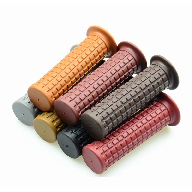 Tay nắm Cafe Racer, tay cầm xe máy cổ điển - Mango Classic Grips 7/8&quot;