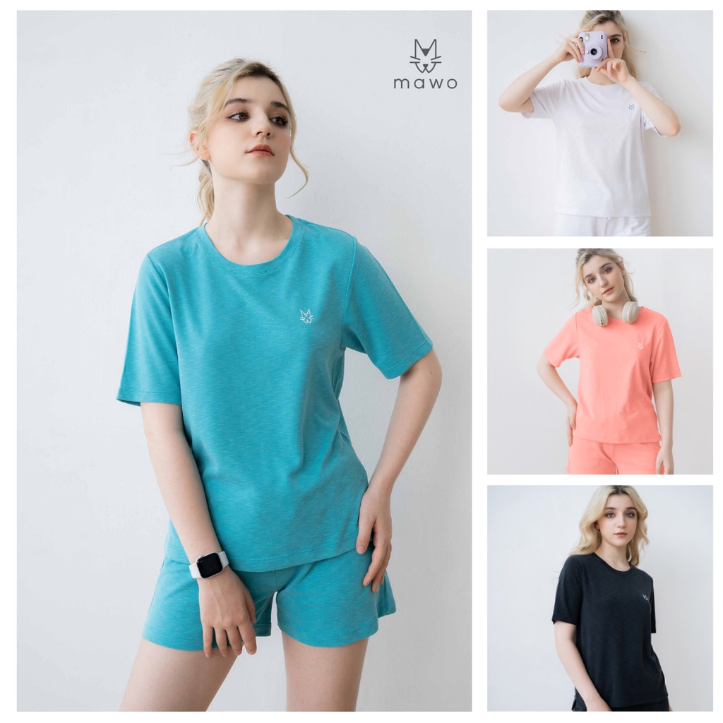Đồ bộ nữ áo ngắn tay, quần short Mawo Fresca
