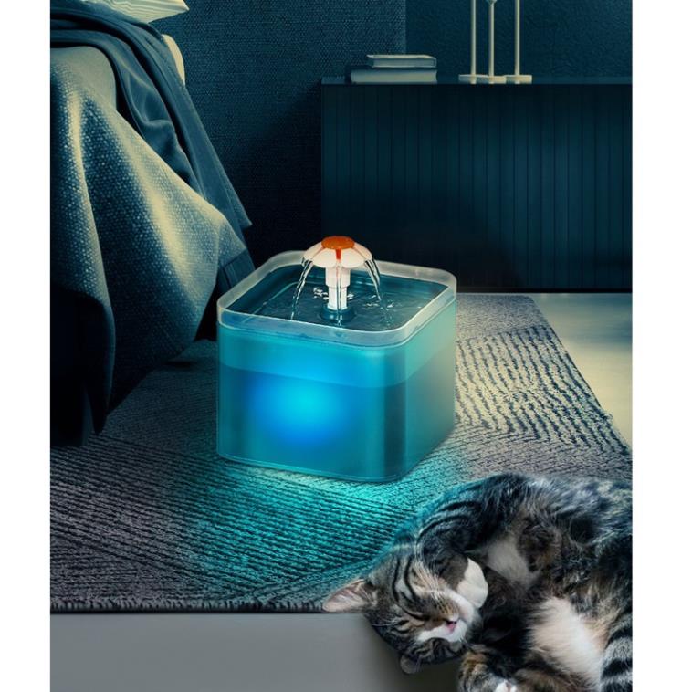 Máy Lọc Nước cho mèo chó 3L - Máy Uống Nước Tự Động Cho Chó Mèo Kèm Lõi Lọc Than Hoạt Tính Dành Cho Thú Cưng